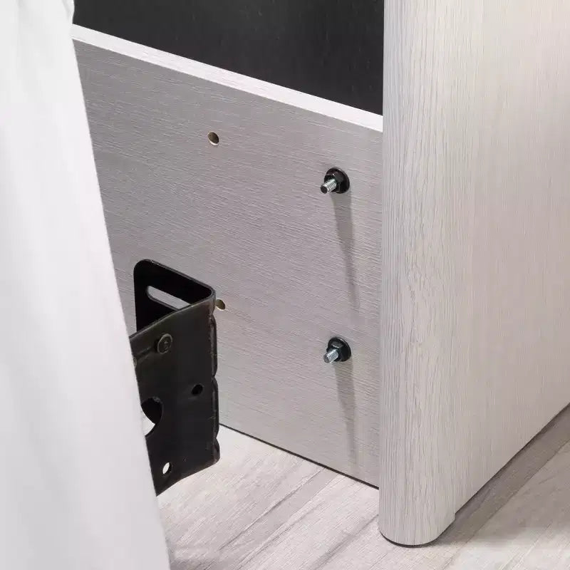 Testata Libreria in Legno con Vano Contenitore – Misura Full & Queen, Design Moderno