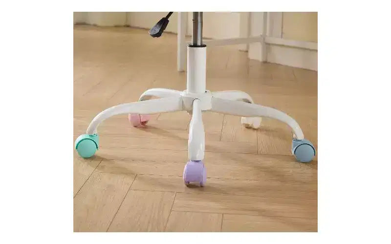 Sedia da ufficio girevole con seduta ampia, rivestimento in lana d'alpaca sintetica, schienale avvolgente, altezza regolabile – Seduta 57 cm L x 54,6 cm P