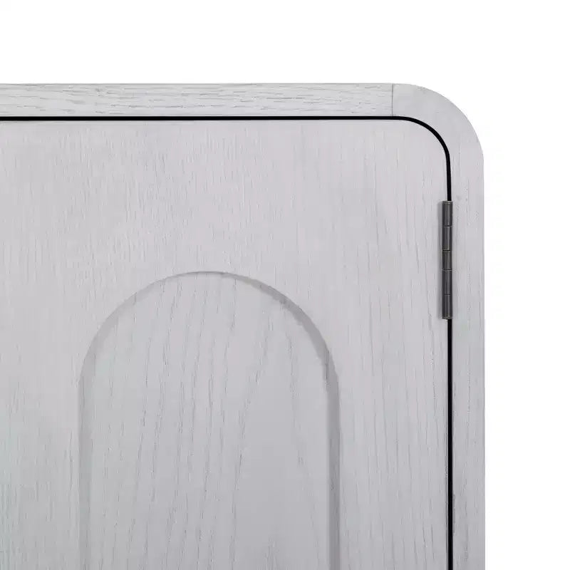 Pensile in MDF con 2 ante, ripiano regolabile, maniglie a incasso – 20,3 cm L x 55,9 cm P x 61 cm H, capacità 22,7 kg