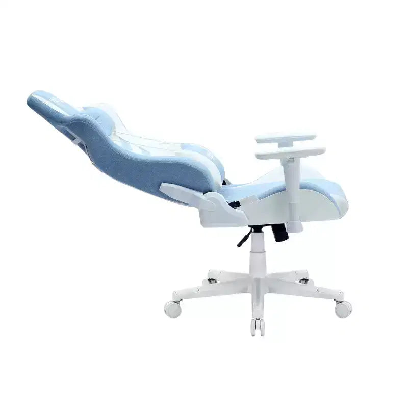 Sedia da gaming girevole, portata 136 kg, altezza regolabile, cuscini lombare e poggiatesta, ruote scorrevoli – Diversi colori