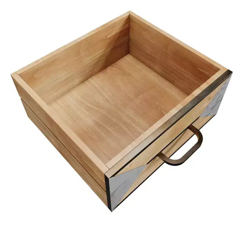 Mobile contenitore in legno con 3 cassetti, consolle da appoggio – 68,5 cm (A) x 45 cm (L) x 35 cm (P)