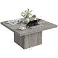 HOMCOM Square Coffee Table, Center Table with 1.6 Thick Tabletop, 31.5x31.5