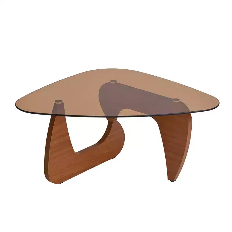 Tavolino da caffè piccolo in legno, stile rustico – marrone, design moderno di metà secolo